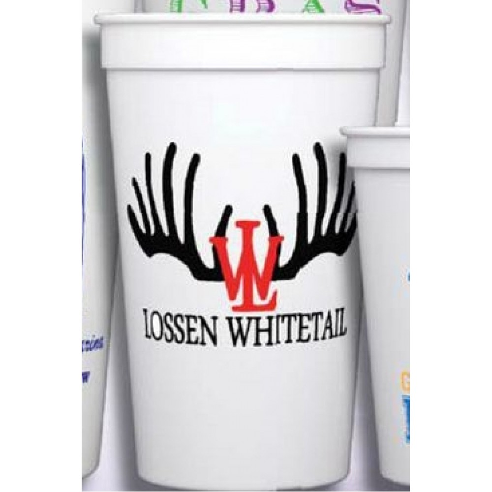 White & Natural Stadium Cup (22 Oz.) Custom Imprinted White & Natural Stadium Cup (22 Oz.) Custom Imprinted