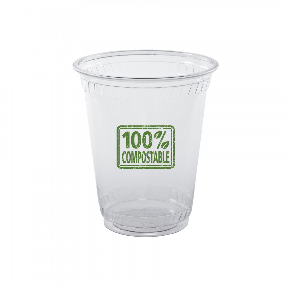 Logo Printed 10 Oz. Soft-Sided Greenware Plastic Cup (Grande Line) Logo Printed 10 Oz. Soft-Sided Greenware Plastic Cup (Grande Line)