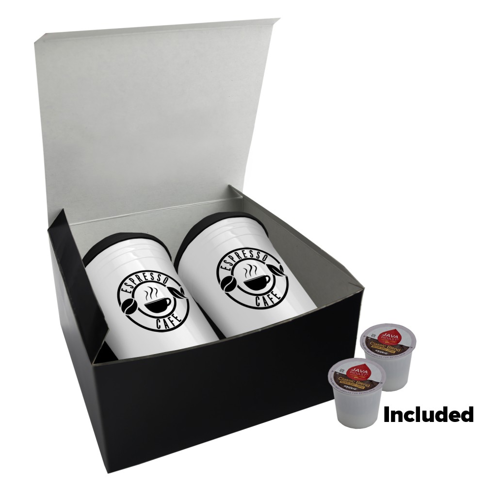 Custom Imprinted Traveler Insulated Cup - Gift Set Custom Imprinted Traveler Insulated Cup - Gift Set
