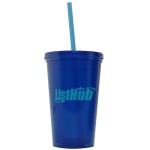 16 oz Insulated Tumbler with Logo