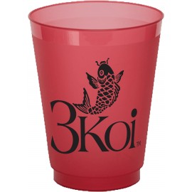 12 Oz. Tinted Translucent Unbreakable Frosted Cup Logo Printed 12 Oz. Tinted Translucent Unbreakable Frosted Cup Logo Printed