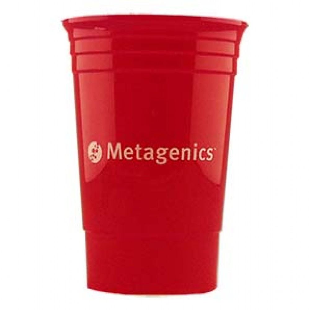 20 oz. Single Wall Party Cup with Logo