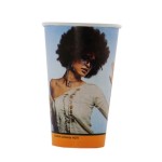 Cups Ads - 16 Oz. Paper Cup - 5 Color Custom Imprinted