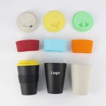 Plastic Coffee Cup with Lid and Sleeve with Logo