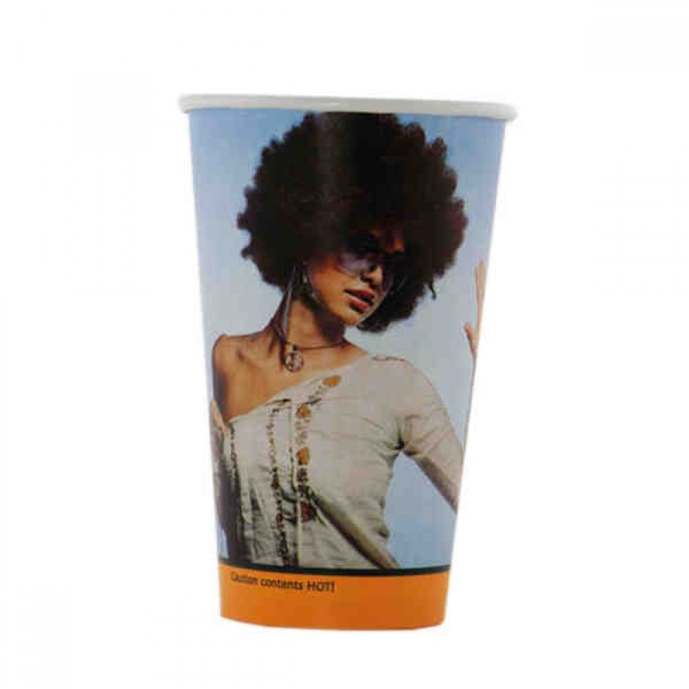 Logo Printed Cups Ads - 16 Oz. Paper Cup - 4 Color Logo Printed Cups Ads - 16 Oz. Paper Cup - 4 Color
