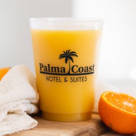 10oz Frosted Stadium Cups with Logo