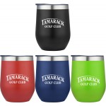 12 oz Stainless Steel Tumbler with Logo