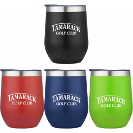 12 oz Stainless Steel Tumbler with Logo  12 oz Stainless Steel Tumbler with Logo