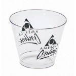 9 oz. Clear Cup with Logo