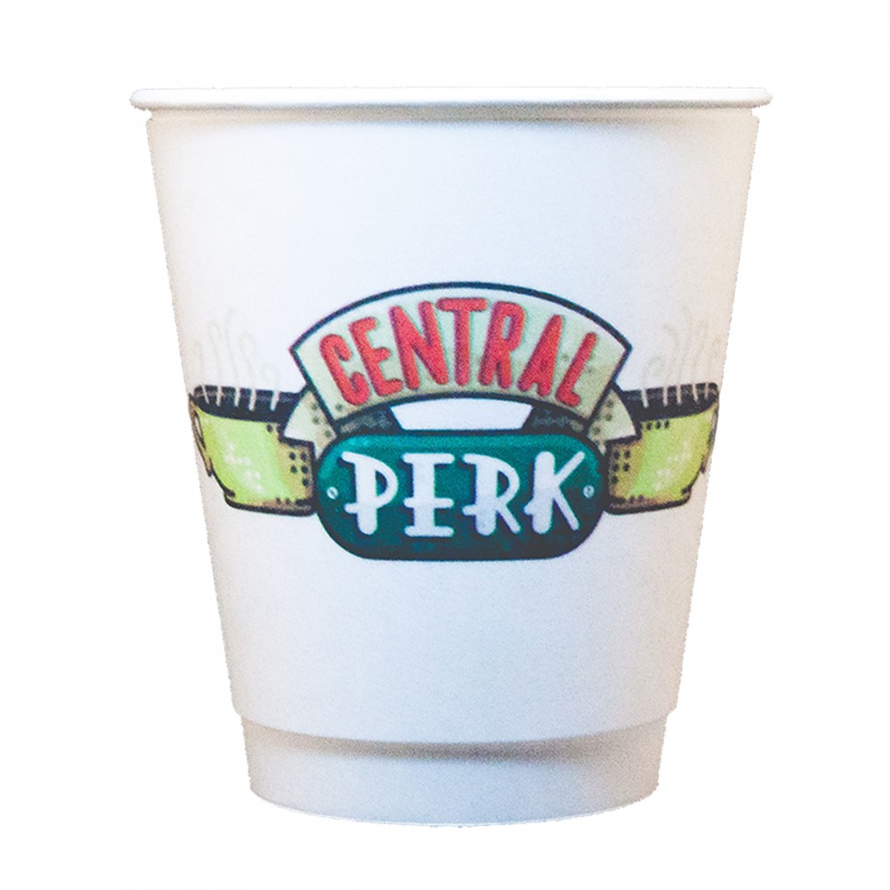 12oz Insulated Paper Cup, Digital with Logo