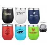 Customized 12 Oz. Double Wall Stainless Steel Vacuum Insulated Wine Cup