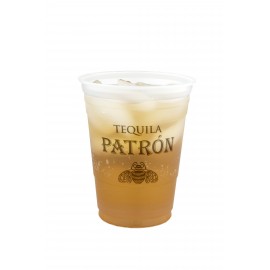 Logo Branded 16 Oz. Clear Plastic Party Cup (Silk Screen)