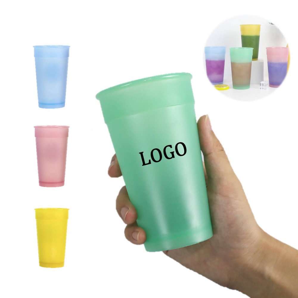 Logo Branded 17oz Color Changing Mood Stadium Cup