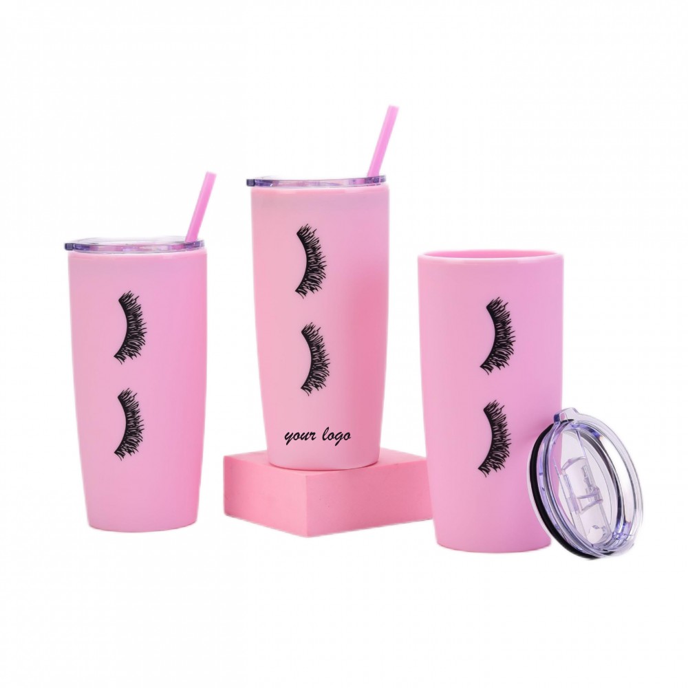 20oz Tumble with Straw & Lid (direct import) with Logo