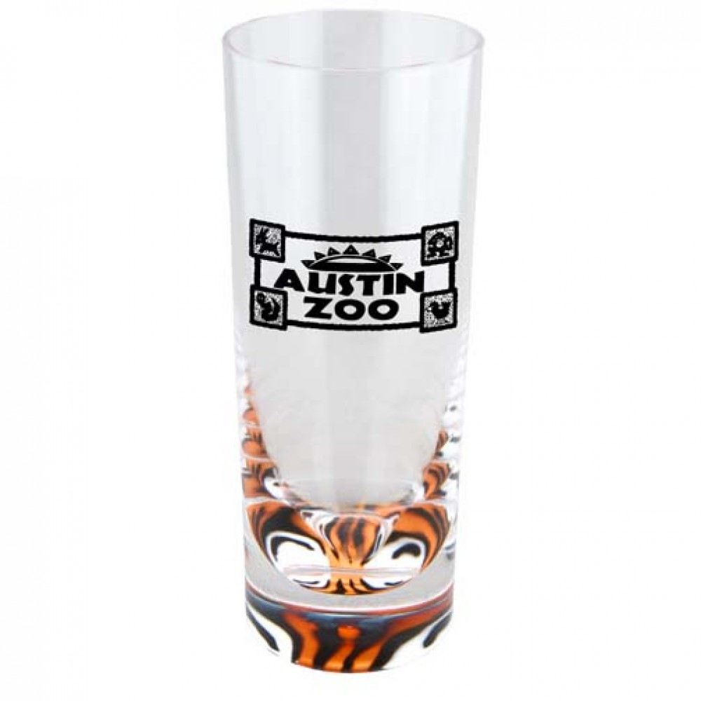 15 Oz. Zebra/Leopard/Tiger Acrylic Tumbler with Logo