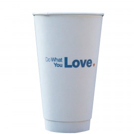 16 oz Insulated Paper Cup with Logo