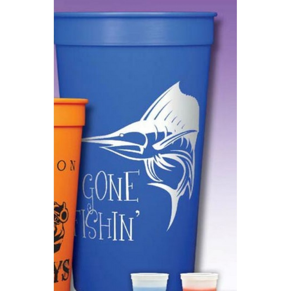 Logo Printed Colored Stadium Cup (32 Oz.) Logo Printed Colored Stadium Cup (32 Oz.)