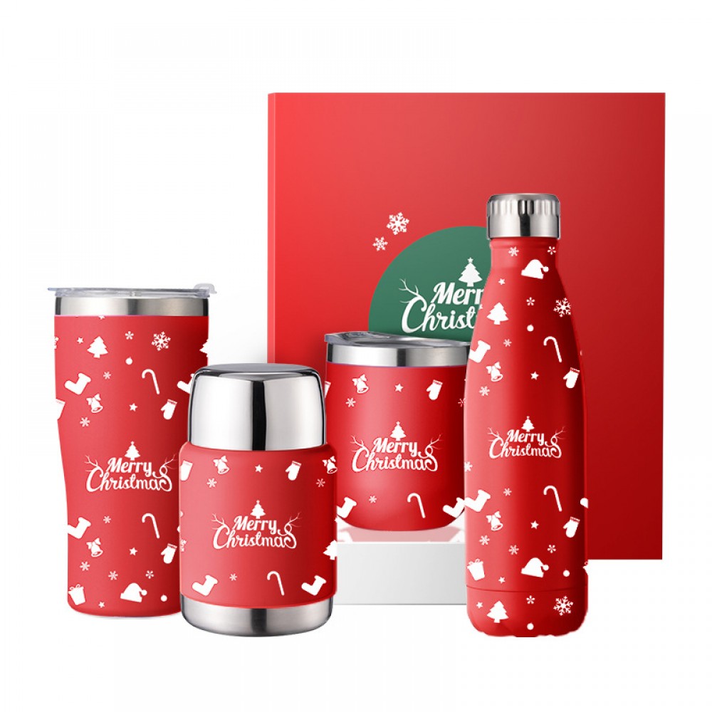 Christmas Gift Vacuum Cup Set with Logo