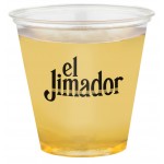 3.5 Oz. Clear Sampler Plastic Party Cup (Silk Screen Printing) with Logo