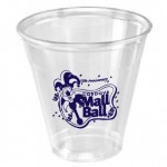 Promotional 5 Oz. Clear Sampler Plastic Party Cup (Offset Printing)