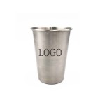 Custom 12oz Unbreakable Stainless Steel Pint Cup with Logo