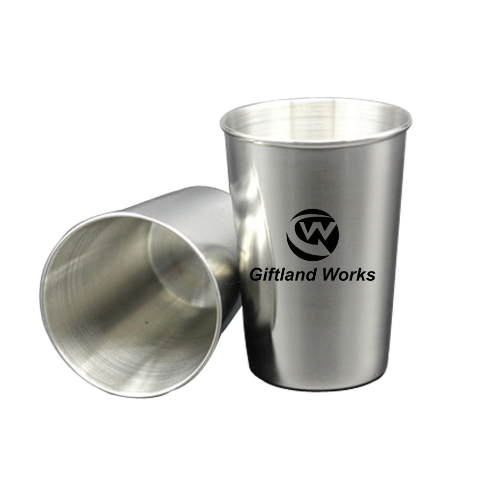 Single Layer Stainless Steel Camping Drinking Cup with Logo
