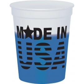 16 Oz. Smooth Mood Stadium Cup (Natural to Color) with Logo
