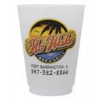 16 oz. Frost-Flex flexible Plastic Stadium Cup with RealColor360 Imprint with Logo