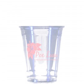 12oz Clear Soft Sided Cup with Logo