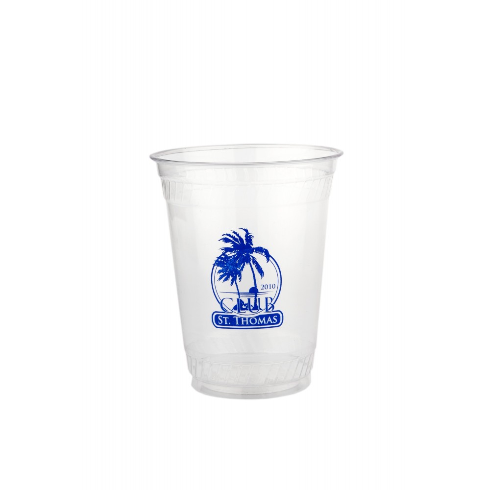 10 Oz. Plastic Greenware Cup with Logo