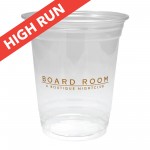 12 oz. PET Plastic Cup - High Run with Logo