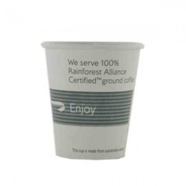 Personalized 4 Oz. Large Run Flexography (Flexo) Printed Paper Hot Cups