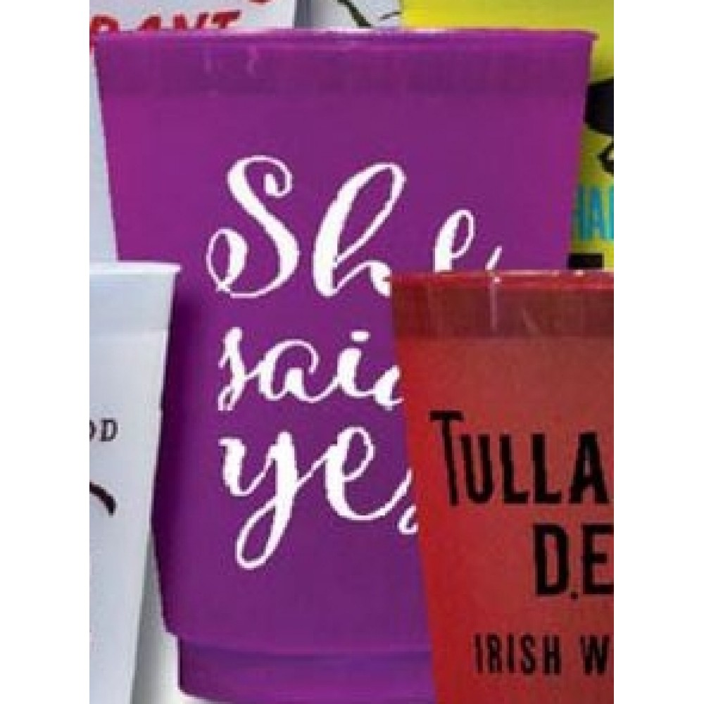 Colored Shatterproof Cups (16 Oz.) Logo Printed Colored Shatterproof Cups (16 Oz.) Logo Printed