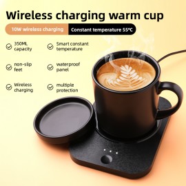 Wireless Charging Warm Cup with Logo