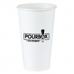 Logo Branded 16 Oz. White Paper Cup