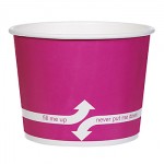 32 Oz. Paper Dessert/ Food Cup - Flexographic Printed Custom Imprinted