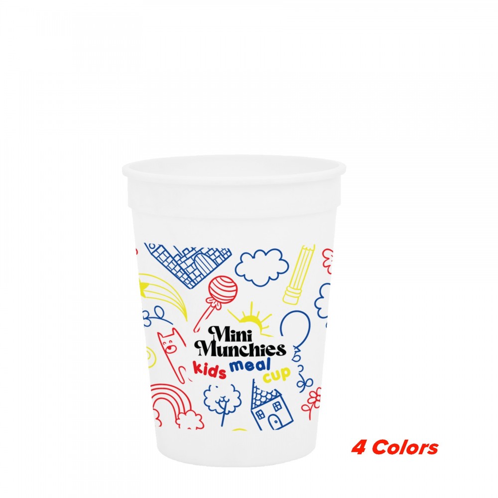 Cups On-The-Go 12 Oz. Stadium Cup Offset Printed with Logo