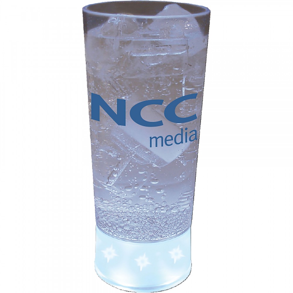 10 Oz. Plastic 5 Light Cup with Logo