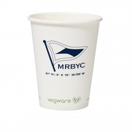 12 Oz. Compostable Paper Cup with Logo