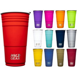 Wyld Gear 24 oz Stainless Steel Cup Laser Engraved with Logo