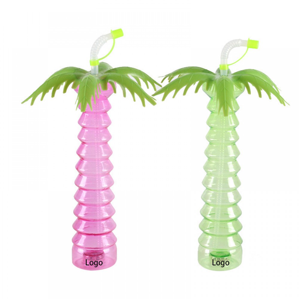 Personalized Creative Palm Tree Yard Cup with LED Light