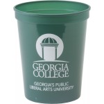 16 oz. Smooth Wall Plastic Stadium Cup with Logo