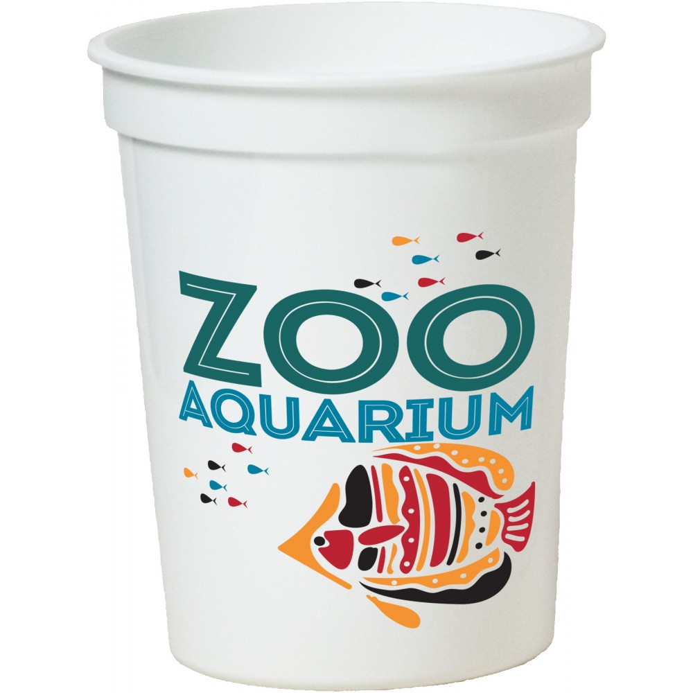 Custom Branded 16 Oz. Smooth White Stadium Cup (5 Color Offset Printed) Custom Branded 16 Oz. Smooth White Stadium Cup (5 Color Offset Printed)