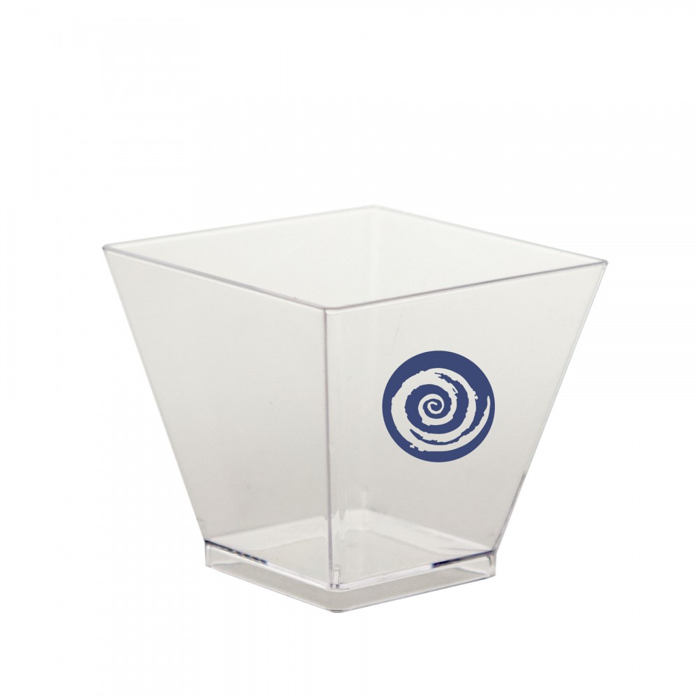 Custom Imprinted 1.75 Oz. Clear Square Tasting Cup Custom Imprinted 1.75 Oz. Clear Square Tasting Cup