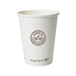 Logo Printed 12 Oz. Compostable Paper Hot Cup (Petite Line)