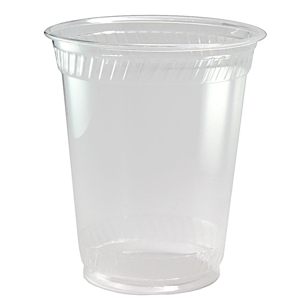 Logo Branded 12-14 Oz. Greenware Clear-Flex Compostable Corn Cup