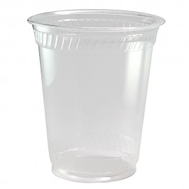 Logo Branded 12-14 Oz. Greenware Clear-Flex Compostable Corn Cup