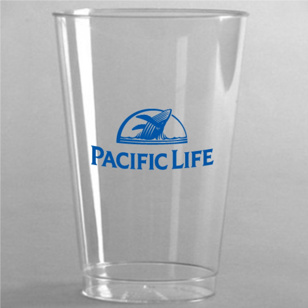 20 Oz. Clear Large Plastic Party Cup with Logo