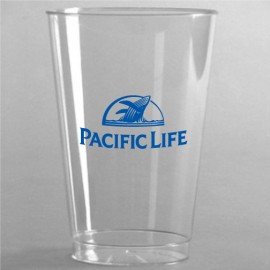 Personalized 16 Oz. Crystal Clear Plastic Cup (Silk Screen Printing)