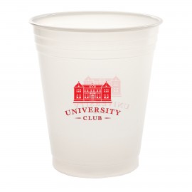 Custom Imprinted 14 Oz. Soft-Sided Translucent Plastic Cup (Petite Line)